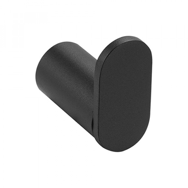 Металевий гачок Аура одинарний чорний