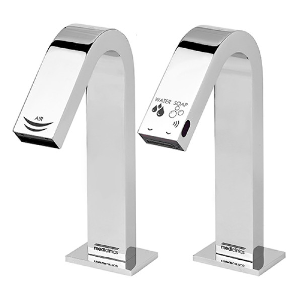 Сушарка для рук та змішувач з дозатором мила