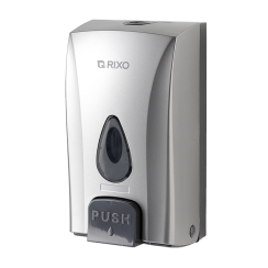 Дозатор жидкого мыла 1 литр Maggio серебристый