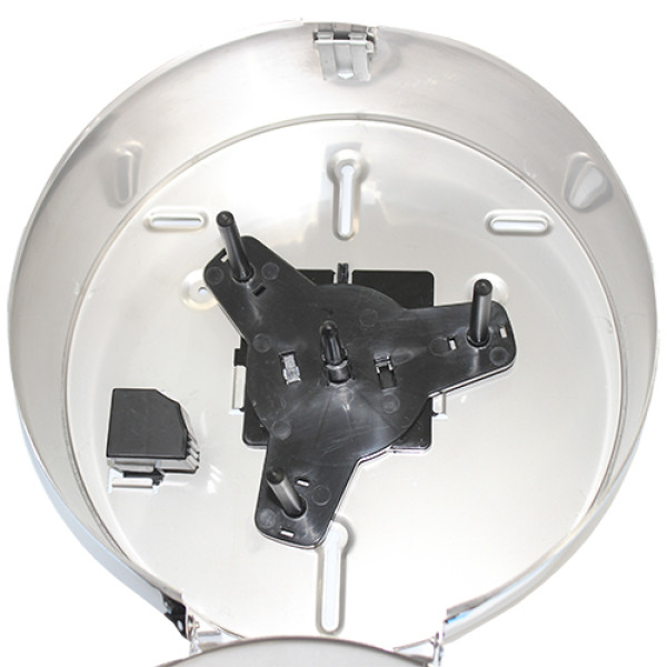 Тримач туалетного паперу Стандарт INDUSTRIAL металевий чорний