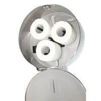 Тримач туалетного паперу Стандарт INDUSTRIAL металевий чорний