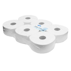 Туалетний папір Джамбо з тисненням 6 рулонів