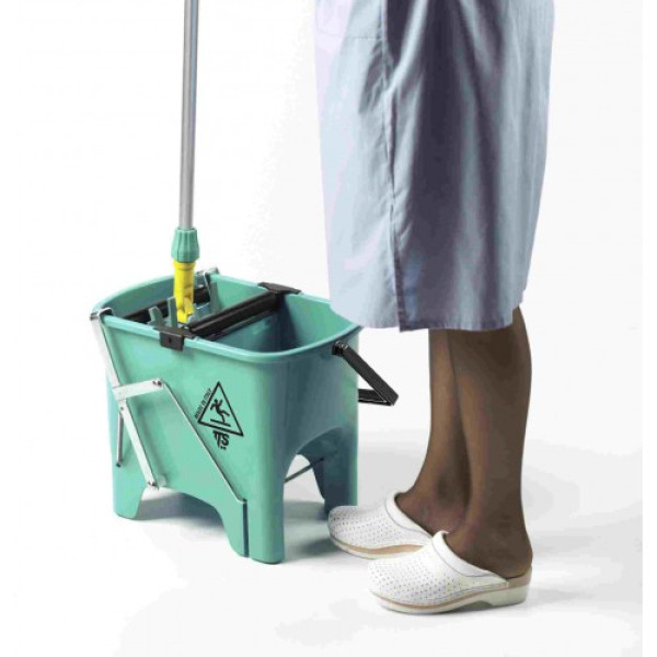 Відро для прибирання з віджимом SQUIZZY 15л на колесах