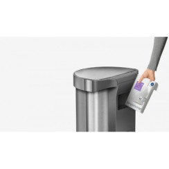 Урна напівкругла сенсорна 45л FPP з кишенею для мішків