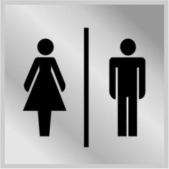 Табличка Туалет