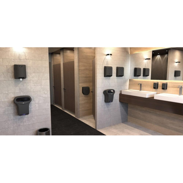 Тримач для туалетного паперу Джамбо Франція чорний