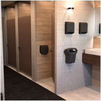 Тримач для туалетного паперу Джамбо Франція чорний