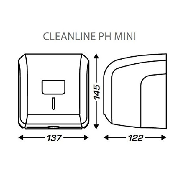 Тримач Mini для листового туалетного паперу Франція