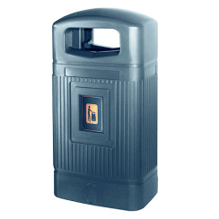 Урна вулична Глаздон Джабі СтрімЛайн 70л