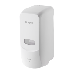 Белый дозатор жидкого мыла 1 литр Grande