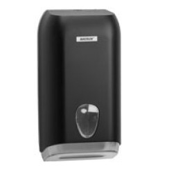 Диспенсер для листового туалетного паперу Katrin Folded Toilet Tissue чорний