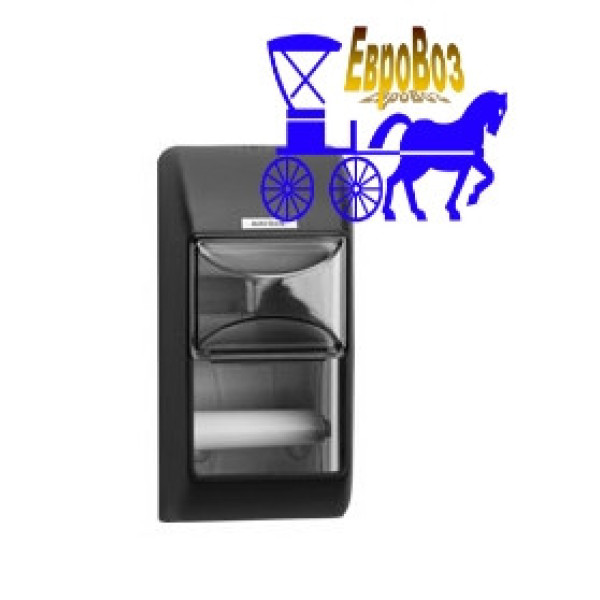 Диспенсер для туалетного паперу в стандартних рулонах Katrin Toilet 2 чорний