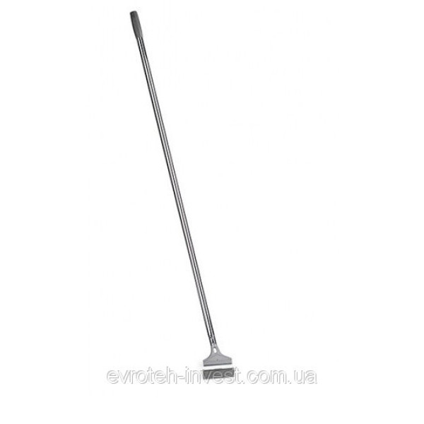 Скребок металевий для підлоги, ручка 120 см., Італія