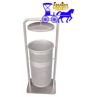 Урна для сміття перфорована з кришкою Плім