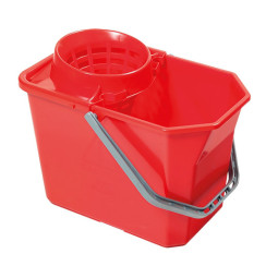 Відро 15 л. із вбудованою сіточкою червоне