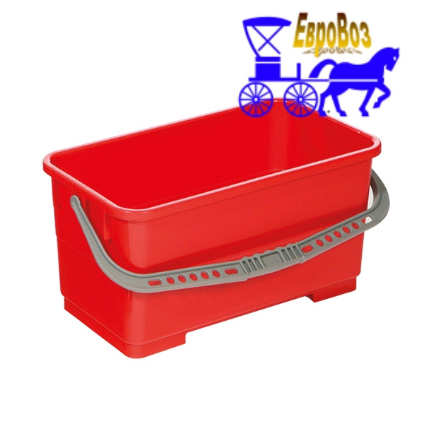 Відро 22 л. для італійського прибирального візка червоне