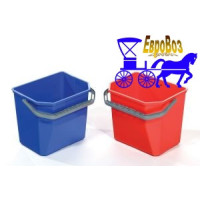Відро для італійського візка 12 л. червоне