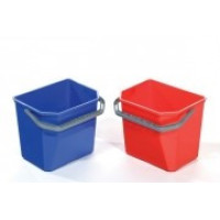 Відро для італійського візка 12 л. червоне