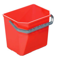 Відро для італійського візка 12 л. червоне