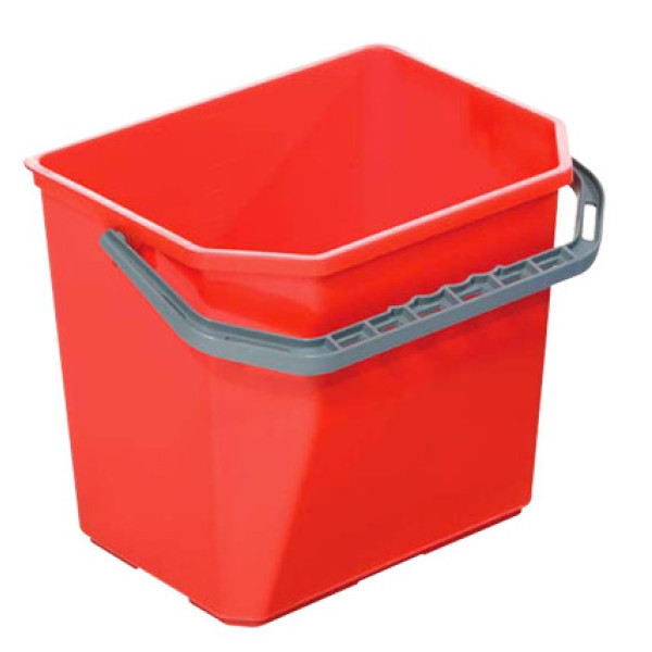 Відро для італійського візка 12 л. червоне