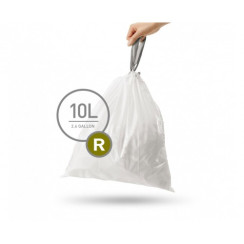 Мішки для сміття міцні із зав'язками 10л SIMPLEHUMAN
