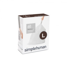 Мешки для мусора Simple Human 16-18 л крепкие белые 30 мкм 60 мешков