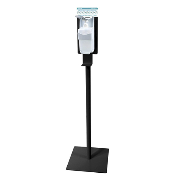 Металева стійка для дозатора з дезінфекцією