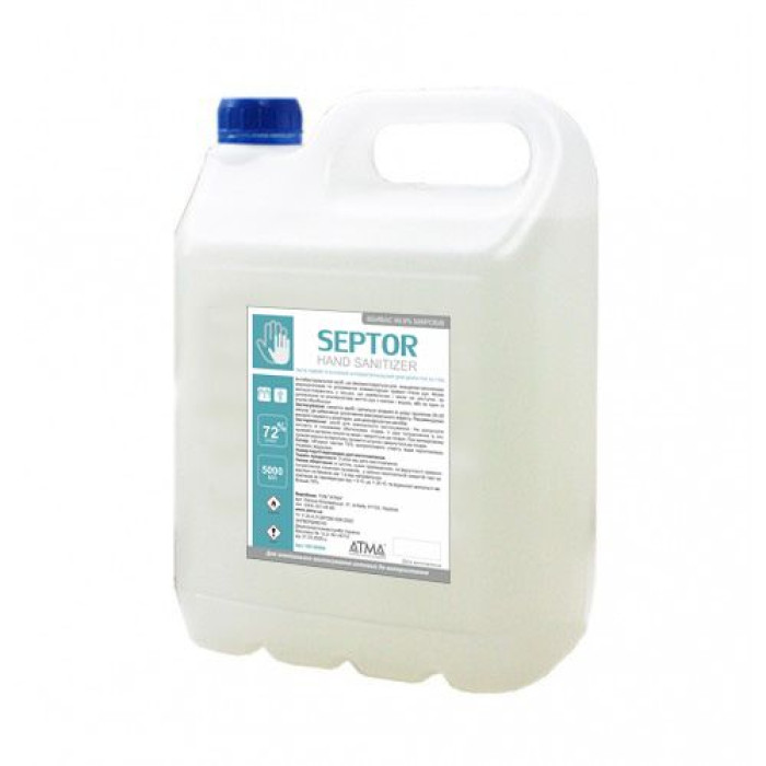 Жидкое антибактериальное средство для рук и тела 5 л Septor