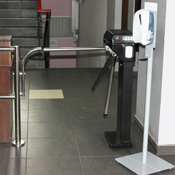 Стійка-тримач автоматичних дозаторів для дезінфекції