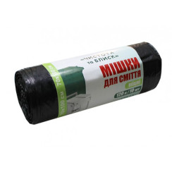 Пакети для сміття міцні 120л ЧИСТОТА ТА БЛИСК