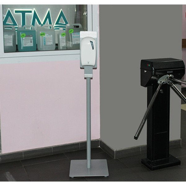 Стійка-тримач автоматичних дозаторів для дезінфекції