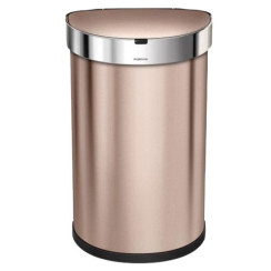 Урна напівкругла сенсорна 45л FPP з кишенею для мішків