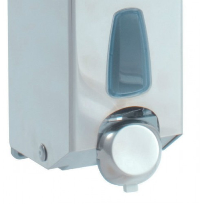 Настенный дозатор жидкого мыла 1,2л из нержавеющей стали