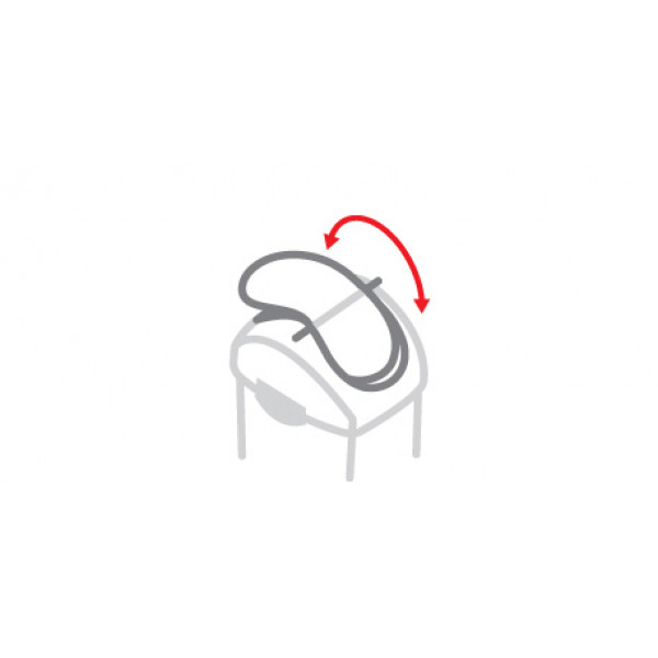 Відро для сміття з поворотною кришкою 60л SW