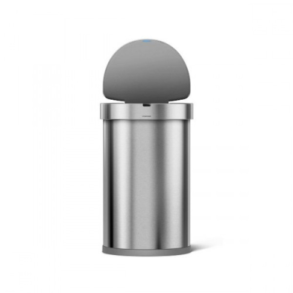 Урна напівкругла сенсорна 45л FPP з кишенею для мішків