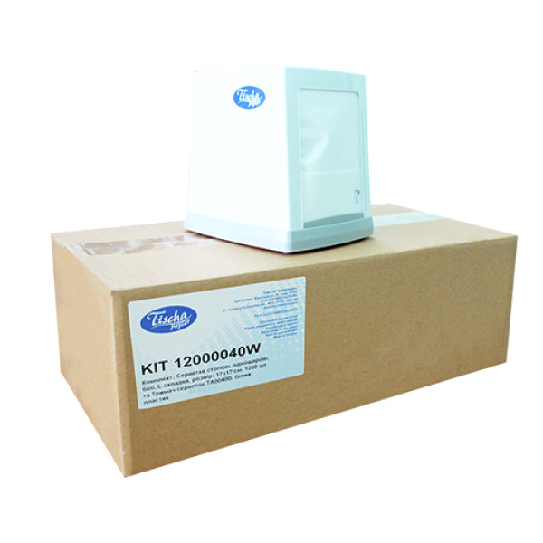 Комплект серветки столові L-складка та тримач