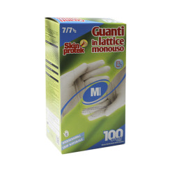 Рукавички латексні 100шт. Skin Protek