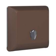Диспенсер для паперових рушників у пачках V-складання коричневий Soft Touch