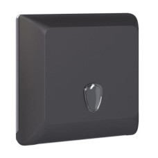 Диспенсер для паперових рушників у пачках V-складання чорний Soft Touch
