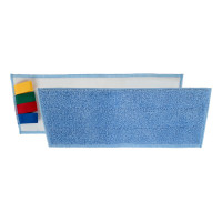 Моп для швабри Velcro 40 см MicroBlue з мікрофібри