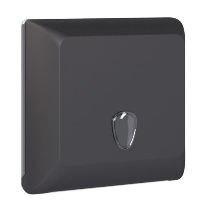 Черный диспенсер для бумажных полотенец V-сборки