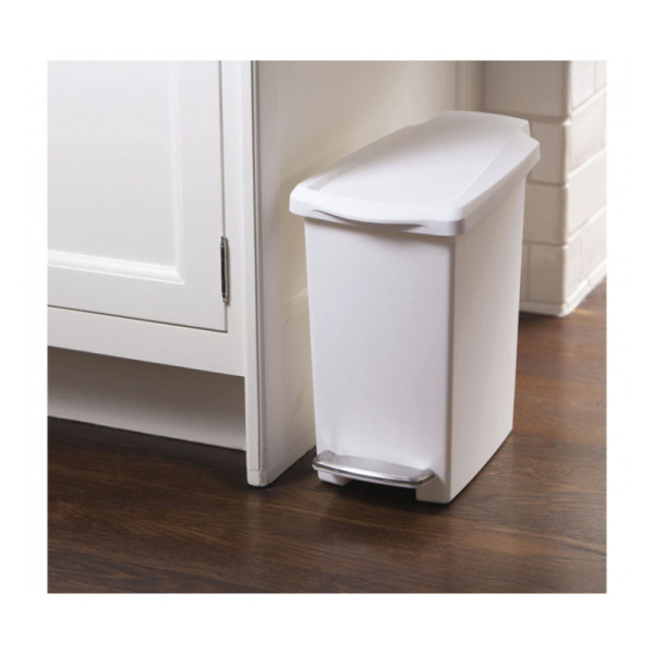Урна с педалью 10л SLIM