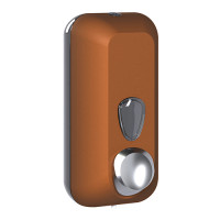 Дозатор жидкого мыла 550 мл медный Soft Touch настенный пластиковый