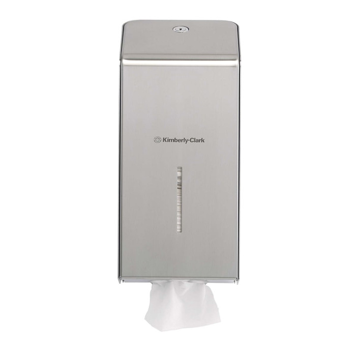 Диспенсер Kimberly-Clark Professional для листовой бумаги металлический