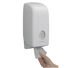 Диспенсер Kimberly-Clark Professional для листового туалетного паперу білий