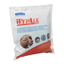 Вологі серветки для очищення рук і поверхонь Kimberly-Clark WypAll зелені 75 відривів змінний блок до 7775