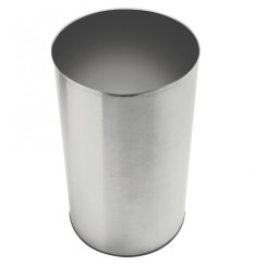 Урна для сміття 15л нержавіюча сталь сатин