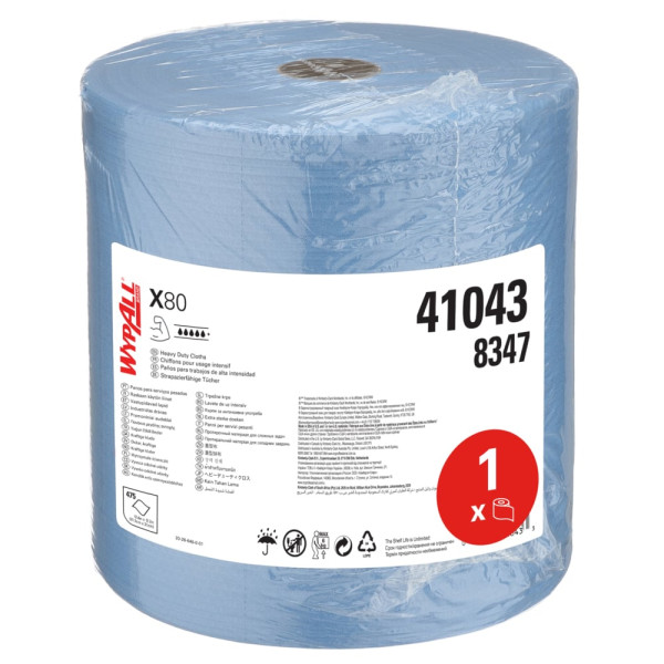 Нетканый материал для протирания в рулонах Wyp Kimberly-Clark X80