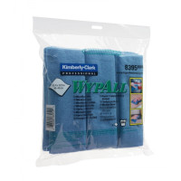 Серветка Kimberly-Clark WypAll з мікрофібри для прибирання блакитна 40х40 см 1 шт