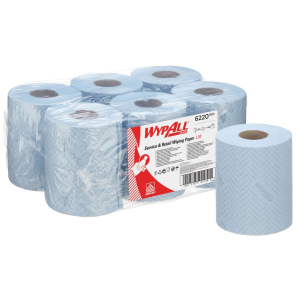 Папір для протирання Wyp Kimberly-Clark L10 в рулонах з центральн